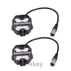 LED Driving Light Pods For Construction 3.5 270° Spot Beam DRL IP68 19200LM