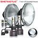 Led Headlights Pair For Land Rover Defender 90 110 Rhd + Lhd E Marked 7 Inch H4