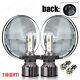 Led Headlights Pair For Land Rover Defender 90 110 Rhd + Lhd E Marked 7 Inch H4