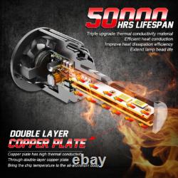 LED Headlights Pair For Land Rover Defender 90 110 RHD + LHD E MARKED 7 Inch H4