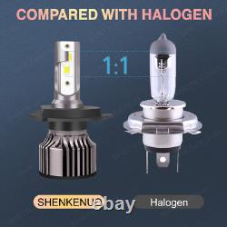 LED Headlights Pair For Land Rover Defender 90 110 RHD + LHD E MARKED 7 Inch H4
