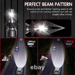 LED Headlights Pair For Land Rover Defender 90 110 RHD + LHD E MARKED 7 Inch H4