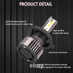 LED Headlights Pair For Land Rover Defender 90 110 RHD + LHD E MARKED 7 Inch H4