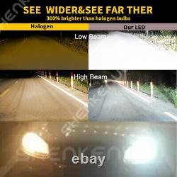 LED Headlights Pair For Land Rover Defender 90 110 RHD + LHD E MARKED 7 Inch H4