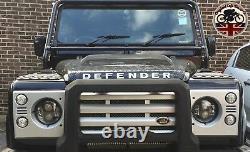LED LYNX Headlights DRL x2 for Land Rover Defender 7 Inch DOT E9 MARKED