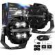 Led Work Light Pods For 4wd Suv Marine White 6000k Rgb Drl Amber 270&deg; Beam Ip68