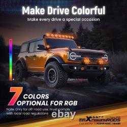 LED Work Light Pods For 4WD SUV Marine White 6000K RGB DRL Amber 270° Beam IP68