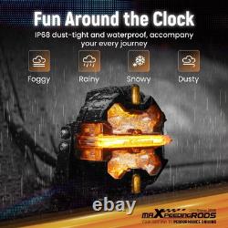 LED Work Light Pods For 4WD SUV Marine White 6000K RGB DRL Amber 270° Beam IP68