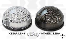 LED light upgrade set kit Land Rover Defender series 2 3 90/110 smoked lens tint