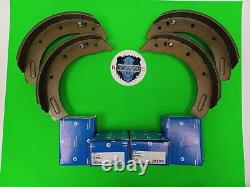 LandRover Series 2&3 Full Set Front WithCylinders 243744D & 243743D x 2 + Shoes