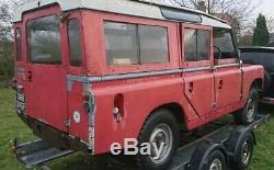Land Rover 1967 2.6 L VERY RARE Series 2a Station Wagon Project SOLID CHASSIS