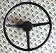 Land Rover 88 109 Series 2a 3 Steering Wheel Bakelite Centre Cap 551985 Nrc3411