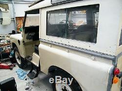Land Rover 88 Series 3 Station Wagon galvanised chassis and 88 inch