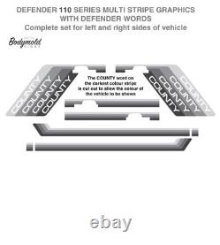 Land Rover Defender 110 SERIES Multi Stripe