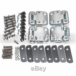 Land Rover Defender 90 110 130 Front Door Hinges Stainless Steel Bolts Series 3