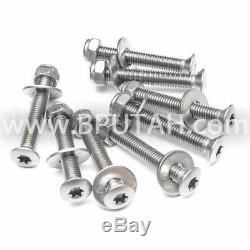 Land Rover Defender 90 110 130 Front Door Hinges Stainless Steel Bolts Series 3