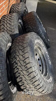 Land Rover Defender Series 2A 5 Tyres and 5 Alloys