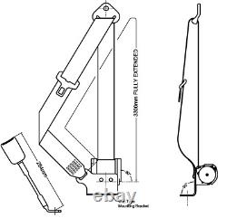 Land-Rover Defender & Series 2 door Front Seat belt & Buckle Kit BLACK