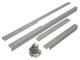 Land Rover Defender/series 2&3 Brushed Stainless Steel Door Threshers Front/rear