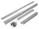 Land Rover Defender/series 2&3 Brushed Stainless Steel Door Threshers Front/rear