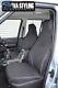 Land Rover Discovery Seat Covers Series 3 & 4 Front Seats Set1 Black