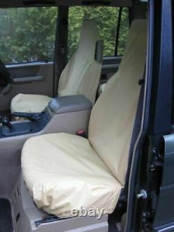 Land Rover Discovery Series 1 Waterproof Beige Sand Front and Rear Seat Covers