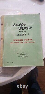 Land Rover Original Series 1 Workshop Manual