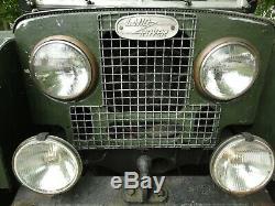 Land Rover Series 1 1955 Barn Find UK car with Heritage Certificate can deliver