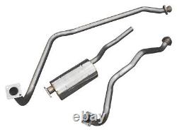 Land Rover Series 1 2.0 Petrol Stainless Steel Exhaust System DA4540