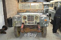 Land Rover Series 1 80 Project Good Chassis Lights Through The Grille