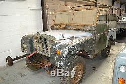Land Rover Series 1 80 Project Good Chassis Lights Through The Grille