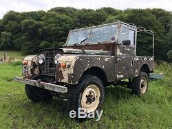 Land Rover Series 1 86 For restoration Galvanised chassis