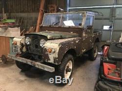 Land Rover Series 1 86 For restoration Galvanised chassis