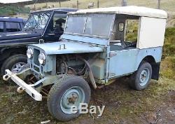 Land Rover Series 1 One 80 Eighty Inch Hard Top with Top Tailgate 1950 1953