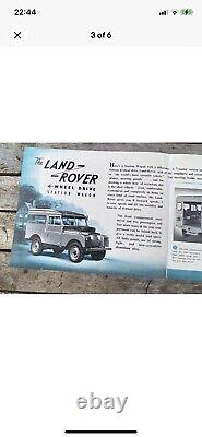 Land Rover Series 1 Station Wagon Brochure 1955