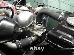 Land Rover Series 1 Woven Hoses & Double Wire Clips 1948-54 (Complete Set)