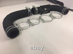 Land Rover Series 1 Woven Hoses & Double Wire Clips Set 86 107 1955-1956
