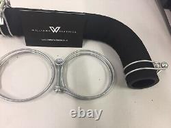Land Rover Series 1 Woven Hoses & Double Wire Clips Set 86 107 1955-1956