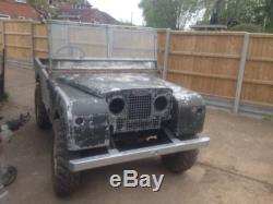 Land Rover Series 1 one 80 inch 300 tdi with V5 project spares repair