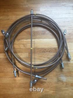 Land Rover Series 2A 88 RHD Brake Pipe Line Set Kit Copper Nickel 1285R