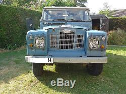 Land Rover Series 2A SWB Historic Vehicle, galvanised chassis, must be seen