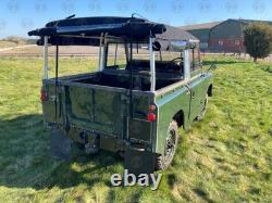 Land Rover Series 2 2A 3 88 Canvas Hood Black 1 Rear Window 1958-1985 C1015N