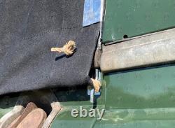 Land Rover Series 2 2A 3 88 Canvas Hood Black 1 Rear Window 1958-1985 C1015N