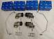 Land Rover Series 2 / 2a & 3 Delphi Front Wheel Cylinders With Fittings & Pipes