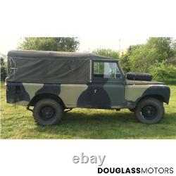 Land Rover Series 2 2A 3 LWB Full Canvas Hood without Windows Khaki 331259AG