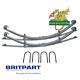 Land Rover Series 2 2a 3 Parabolic Springs Pair Swb Rear 3 Leaf Gpb002 Da4107