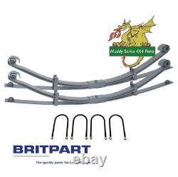 Land Rover Series 2 2A 3 Parabolic Springs Pair SWB Rear 3 Leaf GPB002 DA4107