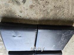 Land Rover Series 2, 2A & 3 Standard Black Vinyl Seat Set of 3 seats