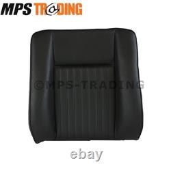 Land Rover Series 2 2a 3 Black Deluxe Vinyl Front Seat Set of 3 Seats DA4298