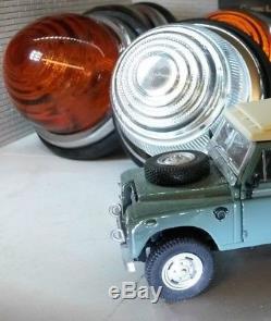 Land Rover Series 2 2a L594 Glass Lens External Lights Complete Set Lucas Bulbs